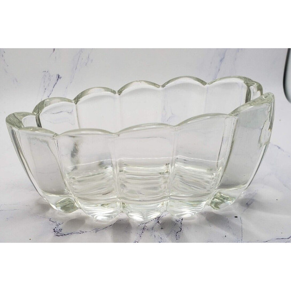 Vintage 6 Inch Crystal Spoon Fork Buffet Silverware Holder - Picture 2 of 6